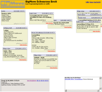 Schwarze Brett BigMove Webseite